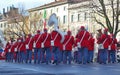 Bergamo, Italy: 22 December 2019: Fanfare cittÃÂ  dei mille Royalty Free Stock Photo